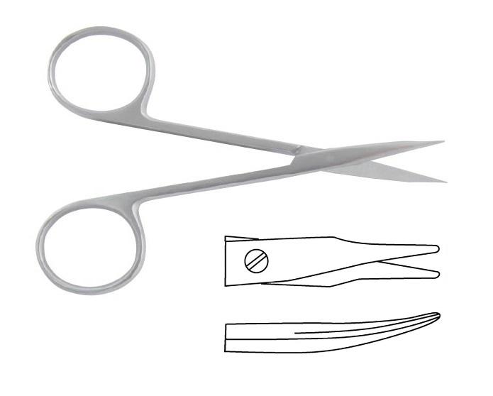 STEVENS Ножиці для сухожиль; зігнуті; тупий/тупий; 10,5см. Tontarra Medizintechnik GmbH